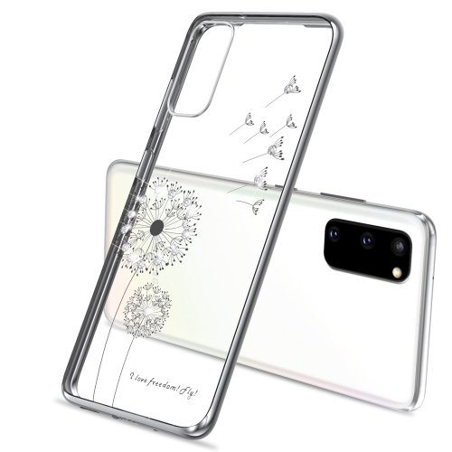 

For Samsung Galaxy A71 Ultra-thin Electroplating Dandelion Pattern Protective Case(Silver)