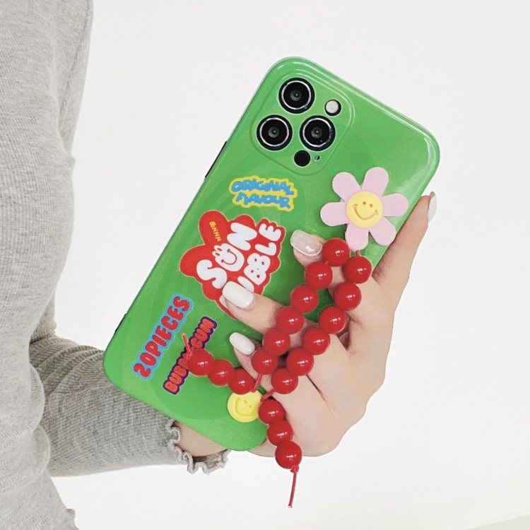 

Sunflower Beads Soft TPU Protective Case For iPhone 12(Green)