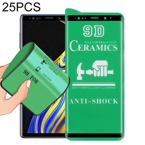 

For Samsung Galaxy Note9 25 PCS 9D Full Screen Full Glue Ceramic Film