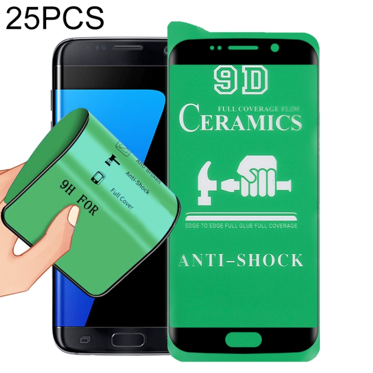 

For Samsung Galaxy S7 edge 25 PCS 9D Full Screen Full Glue Ceramic Film
