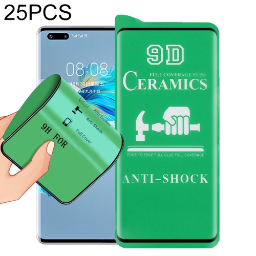 

For Huawei Mate 40 Pro+ 25 PCS 9D Full Screen Full Glue Ceramic Film