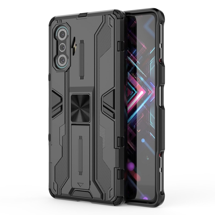 

For Xiaomi Redmi K40 Gaming Supersonic PC + TPU Shock-proof Protective Case with Holder(Black)