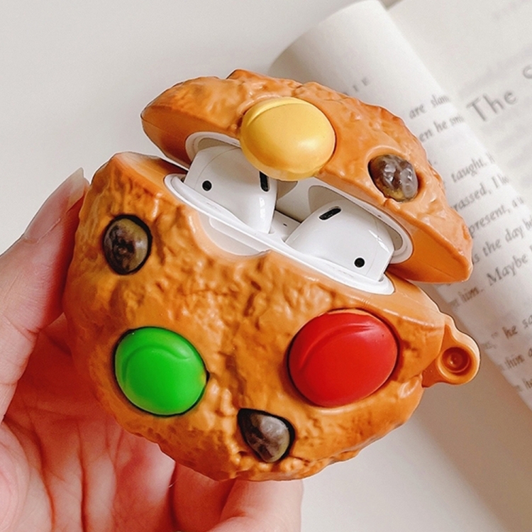 

Nut Biscuits Shape Silicone Protective Case For AirPods 1 / 2