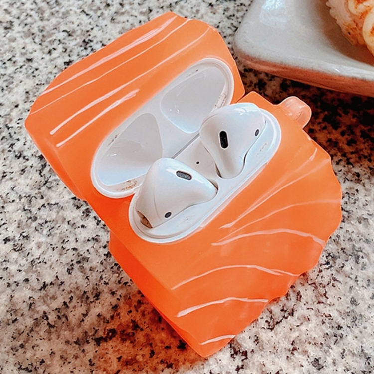 

Salmon Sushi Shape Silicone Protective Case For AirPods 1 / 2