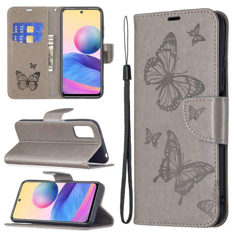 For Xiaomi Poco M3 Pro / Redmi Note 10 5G Embossing Two Butterflies Pattern Horizontal Flip PU Leather Case with Holder & Card Slot & Wallet & Lanyard(Grey)
For Xiaomi Poco M3 Pro / Redmi Note 10 5G Embossing Two Butterflies Pattern Horizontal Flip PU Leather Case with Holder & Card Slot & Wallet & Lanyard(Grey)