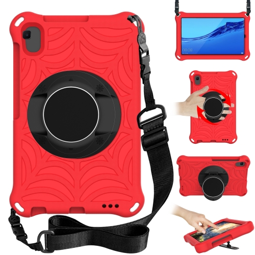 

For Huawei MediaPad M5 Lite 8.0 inch Spider King EVA Protective Case with Adjustable Shoulder Strap & Holder(Red)