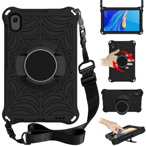 

For Huawei MediaPad M6 8.4 Spider King EVA Protective Case with Adjustable Shoulder Strap & Holder(Black)