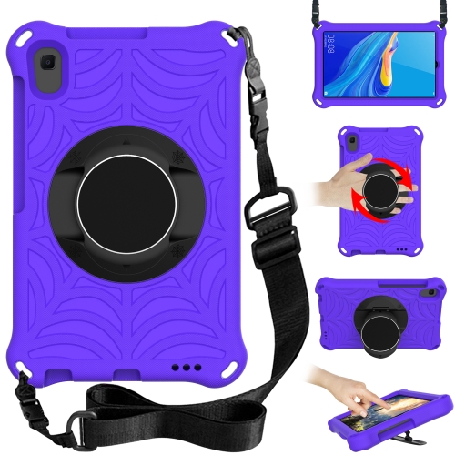 

For Huawei MediaPad M6 8.4 Spider King EVA Protective Case with Adjustable Shoulder Strap & Holder(Purple)