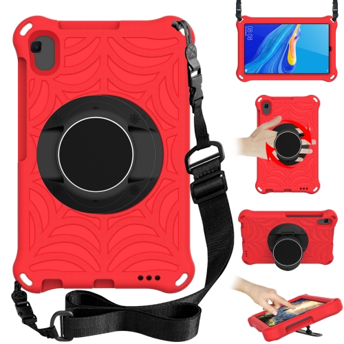 

For Huawei MediaPad M6 8.4 Spider King EVA Protective Case with Adjustable Shoulder Strap & Holder(Red)
