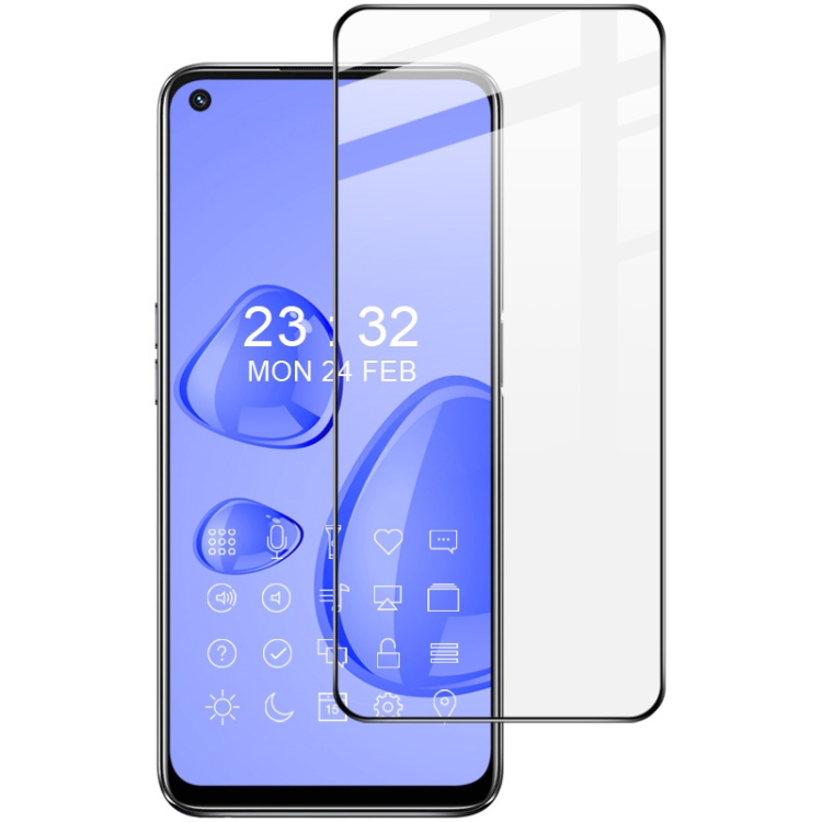 

For OPPO A74 5G IMAK 9H Surface Hardness Full Screen Tempered Glass Film Pro+ Series
