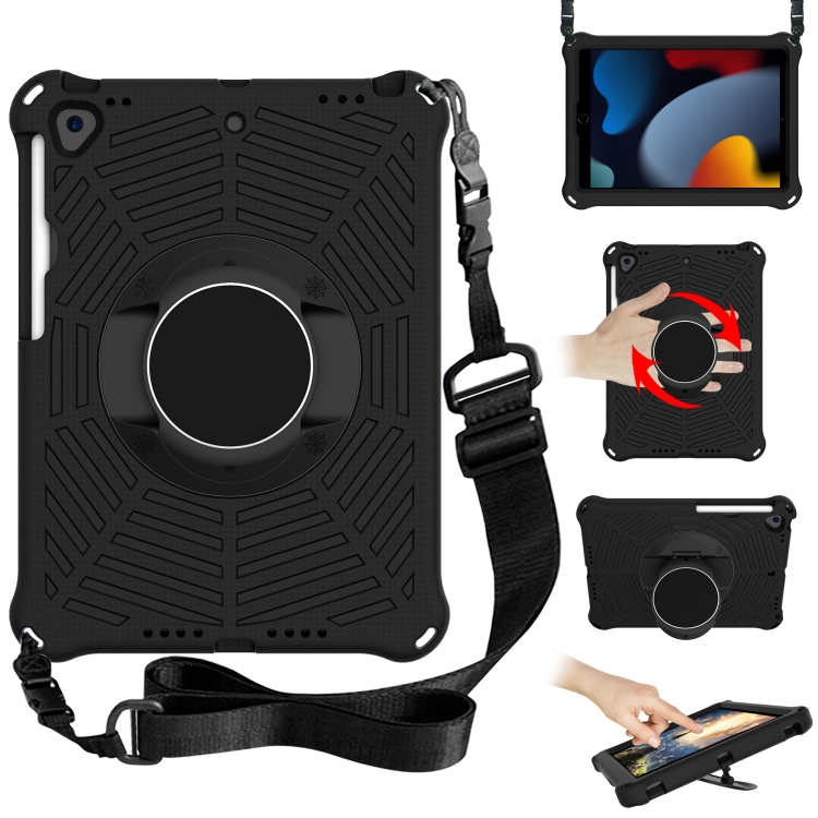 Spider King EVA Protective Case with Adjustable Shoulder Strap & Holder & Pen Slot For iPad 10.2 2021 / 2020 / 2019(Black)
Spider King EVA Protective Case with Adjustable Shoulder Strap & Holder & Pen Slot For iPad 10.2 2021 / 2020 / 2019(Black)