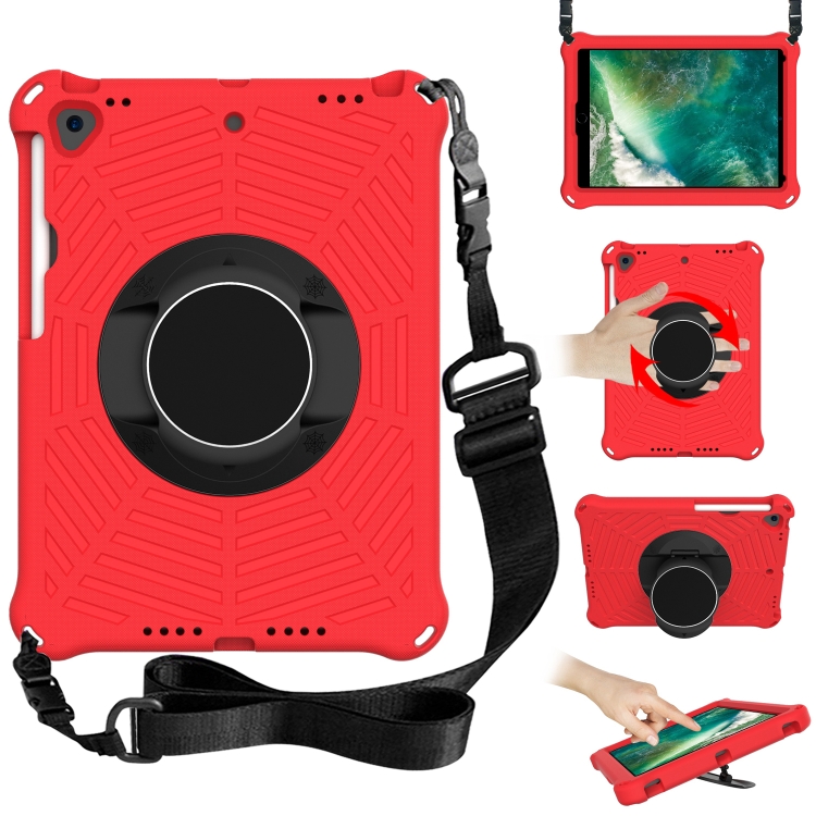 

Spider King EVA Protective Case with Adjustable Shoulder Strap & Holder & Pen Slot For iPad Pro 10.5 inch 2017 / Air 3 10.5 inch(Red)