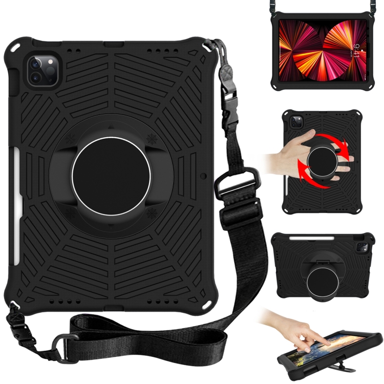 

Spider King EVA Protective Case with Adjustable Shoulder Strap & Holder & Pen Slot For iPad Pro 11 inch 2021 & 2020 & 2018 / Air 4 10.9(Black)