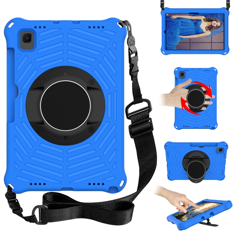 

Spider King EVA Protective Case with Adjustable Shoulder Strap & Holder & Pen Slot For Samsung Galaxy A7 10.4 2020 SM-T500 / SM-T505(Blue)