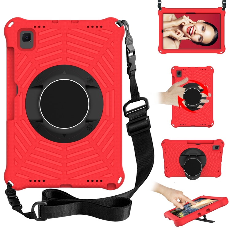 

Spider King EVA Protective Case with Adjustable Shoulder Strap & Holder & Pen Slot For Samsung Galaxy A7 10.4 2020 SM-T500 / SM-T505(Red)
