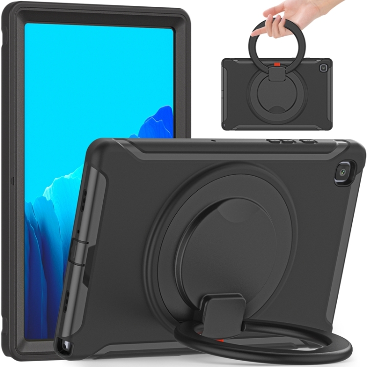 Shockproof TPU + PC Protective Case with 360 Degree Rotation Foldable Handle Grip Holder & Pen Slot For Samsung Galaxy Tab A7 10.4 2020 T500(Black)
Shockproof TPU + PC Protective Case with 360 Degree Rotation Foldable Handle Grip Holder & Pen Slot For Samsung Galaxy Tab A7 10.4 2020 T500(Black)