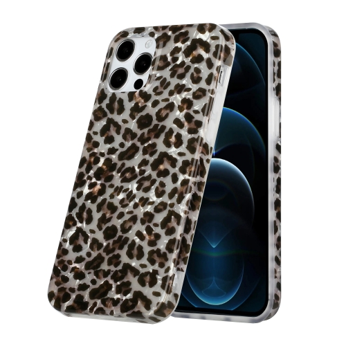 

Shell Texture Pattern Full-coverage TPU Shockproof Protective Case For iPhone 12 Pro Max(Little Leopard)