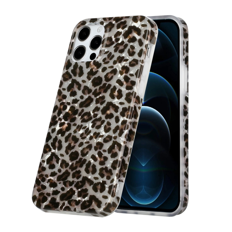 

Shell Texture Pattern Full-coverage TPU Shockproof Protective Case For iPhone 11 Pro Max(Little Leopard)