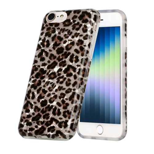 

Shell Texture Pattern Full-coverage TPU Shockproof Protective Case For iPhone 7 / 8 / SE 2020(Little Leopard)