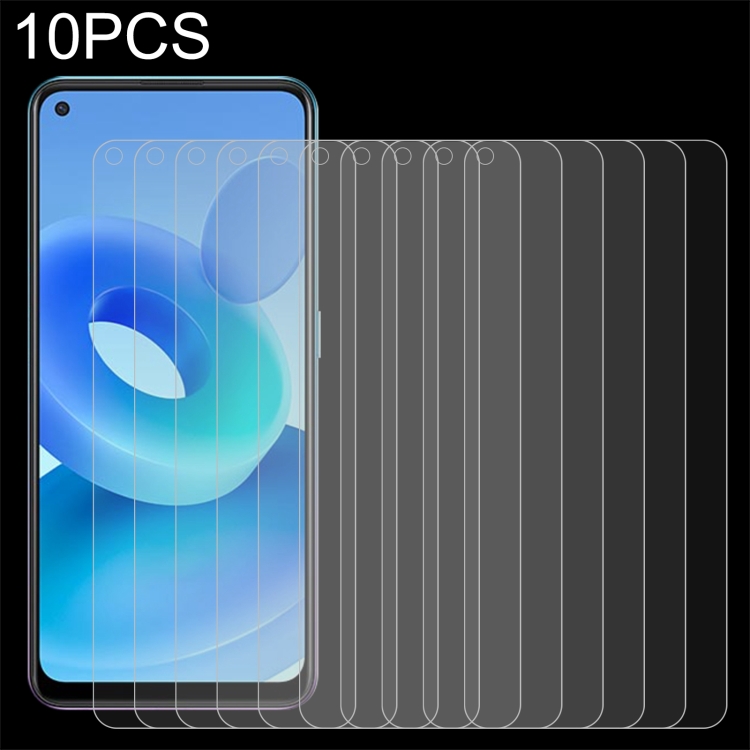 

For OPPO A95 5G 10 PCS 0.26mm 9H 2.5D Tempered Glass Film
