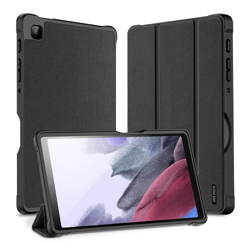 

For Samsung Galaxy Tab A7 Lite DUX DUCIS Domo Series Horizontal Flip Magnetic PU Leather Case with Three-folding Holder & Wake-up / Sleep Function(Black)