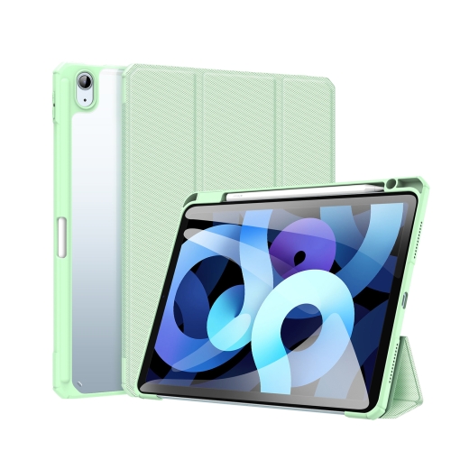 

DUX DUCIS TOBY Series Shockproof PU Leather + PC + TPU Horizontal Flip Case with Holder & Pen Slot & Sleep / Wake-up Function For iPad Air (2020) 10.9(Green)