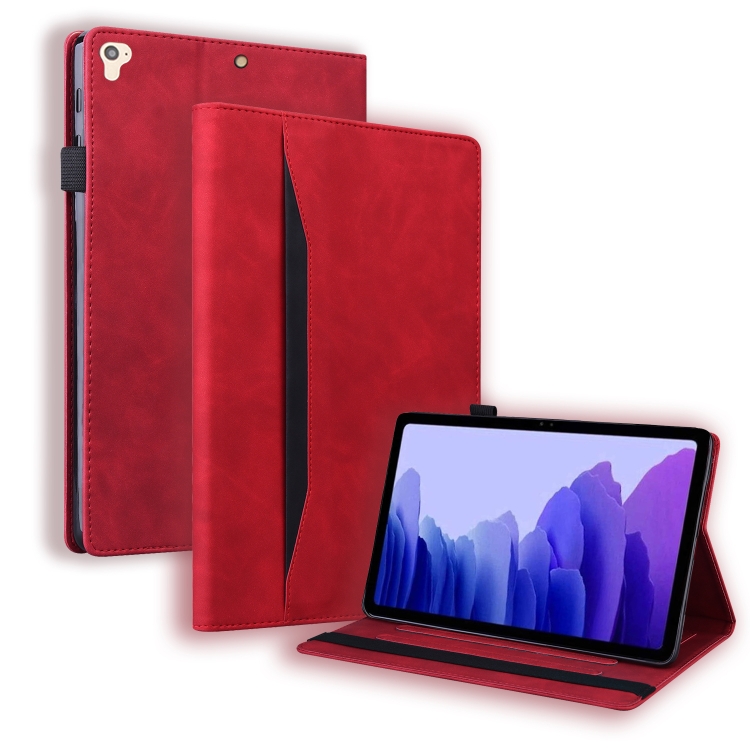 

For iPad 9.7 2018 & 2017 / Pro 9.7 / Air 2 Business Shockproof Horizontal Flip Leather Case with Holder & Card Slots & Photo Frame & Pen Slot & Sleep / Wake-up Function(Red)