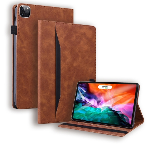 

For iPad Pro 11 inch 2021 & 2018 / Air 2020 10.9 Business Shockproof Horizontal Flip Leather Case with Holder & Card Slots & Photo Frame & Pen Slot & Sleep / Wake-up Function(Brown)