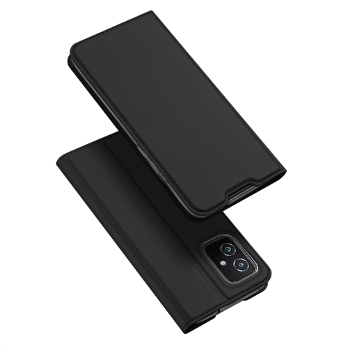 

For ASUS Zenfone 8 DUX DUCIS Skin Pro Series Horizontal Flip PU + TPU Leather Case with Holder & Card Slots(Black)