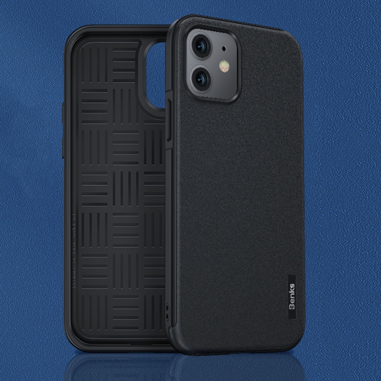 

Benks PC + TPU Full Coverage Shockproof Protective Case For iPhone 12 mini(Black)