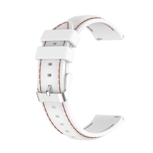 

For Huawei Watch 3 / 3 Pro 22mm Silicone Replacement Strap Watchband(White)