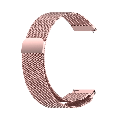 

For Huawei Watch 3 / 3 Pro 22mm Milanese Loop Replacement Strap Watchband(Rose Pink)