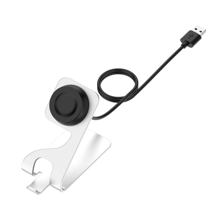 

For Huawei Watch 3 / 3 Pro Universal Metal Magnetic Charger Holder(Silver)