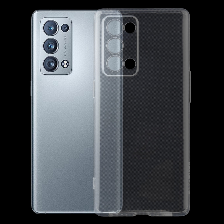 

For OPPO Reno6 Pro+ 5G 0.75mm Ultra-thin Transparent TPU Soft Protective Case