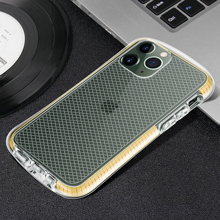 

For iPhone 11 Pro Colorful Small Pretty Waist TPU Protective Case(Yellow)