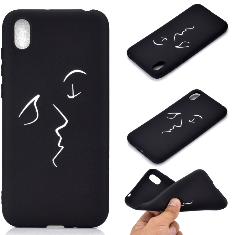 

For Xiaomi Redmi 7A Shockproof Stick Figure Pattern Soft TPU Protective Case(Kiss)