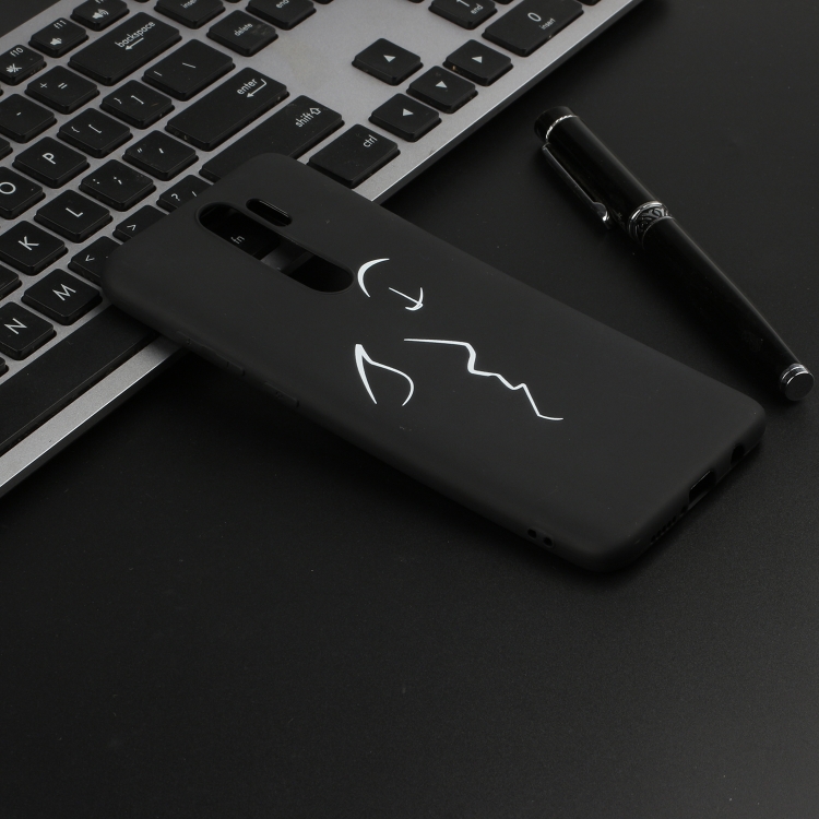 

For Xiaomi Redmi Note 8 Pro Shockproof Stick Figure Pattern Soft TPU Protective Case(Kiss)