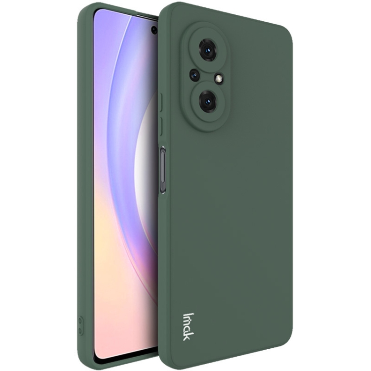 

For Honor 50 SE IMAK UC-4 Series Straight Edge TPU Soft Protective Case(Dark Green)