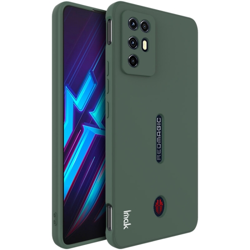 

For ZTE Nubia Red Magic 6R IMAK UC-4 Series Straight Edge TPU Soft Protective Case(Dark Green)