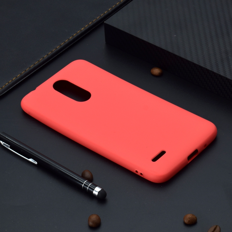

For LG K8 (2018) Candy Color TPU Case(Red)