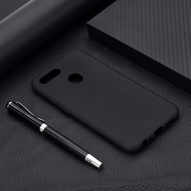 

For OPPO A7 Candy Color TPU Case(Black)