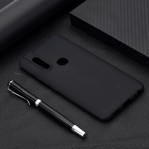 

For Vivo V15 Candy Color TPU Case(Black)