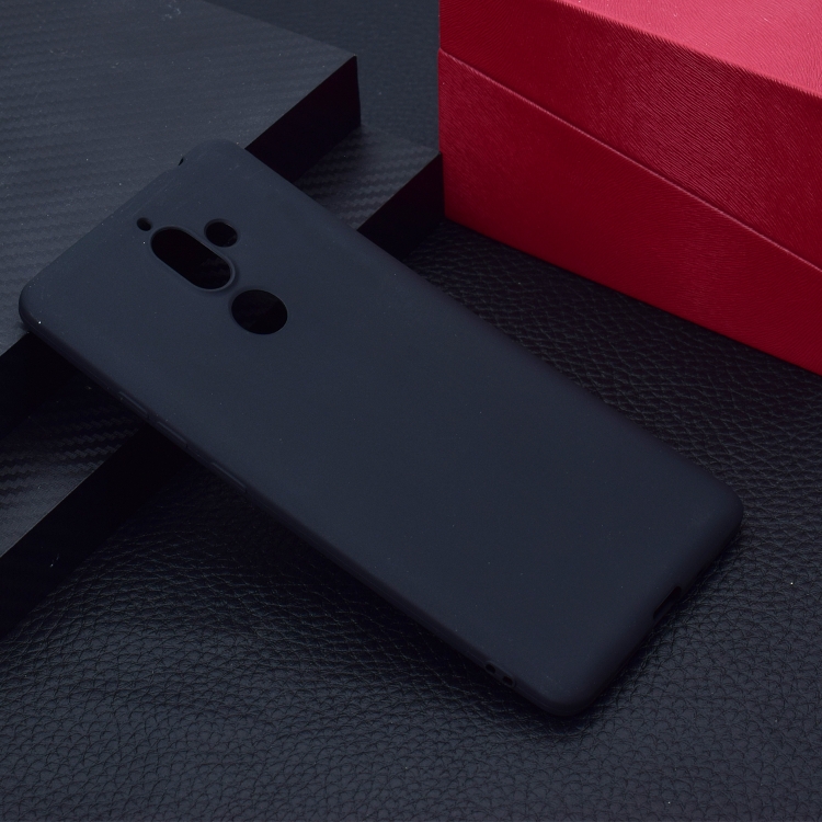 

For Nokia 7.1 Plus Candy Color TPU Case(Black)