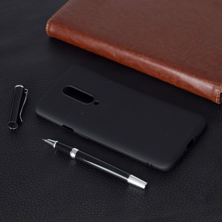 

For OnePlus 7 Pro Candy Color TPU Case(Black)