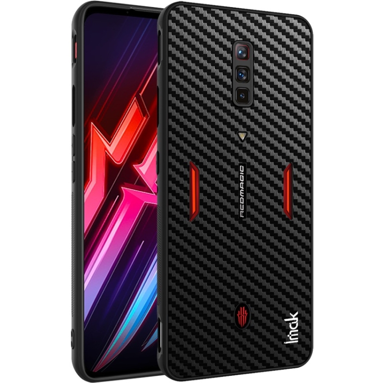 

For ZTE Nubia Red Magic 6R IMAK LX-5 Series PC + TPU Protective Case with Screen Protector(Carbon Fiber Texture)