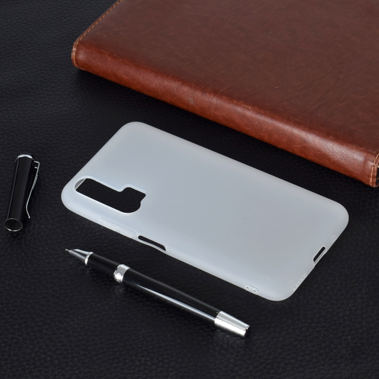

For Huawei Honor 20 Pro Candy Color TPU Case(White)