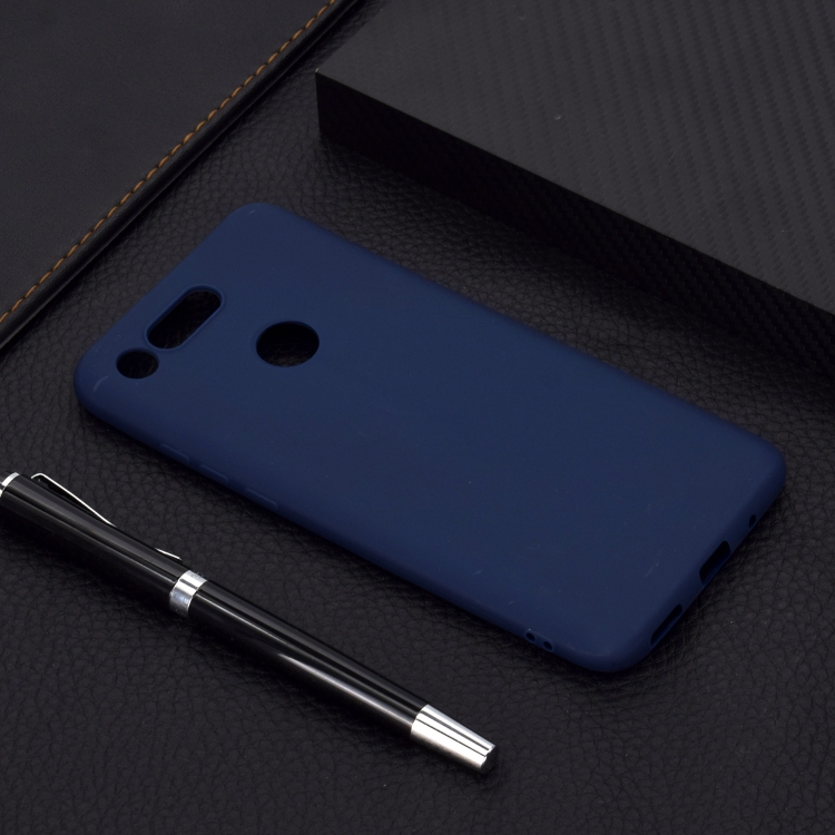 

For Huawei Honor View 20 Candy Color TPU Case(Blue)