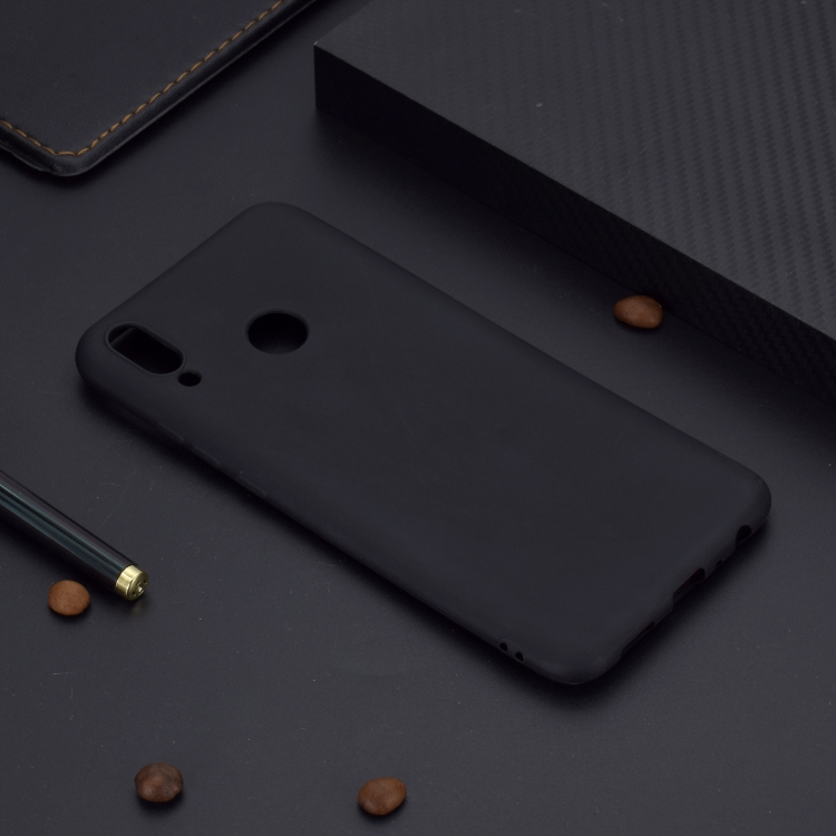 

For Huawei P Smart (2019) Candy Color TPU Case(Black)