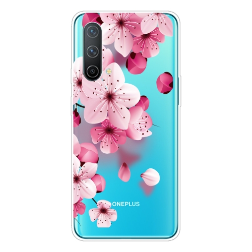 

For OnePlus Nord CE 5G Colored Drawing Clear TPU Protective Case(Cherry Blossoms)