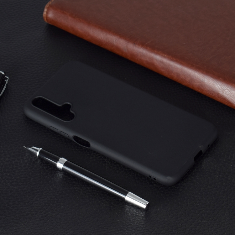 

For Huawei Honor 20 Candy Color TPU Case(Black)